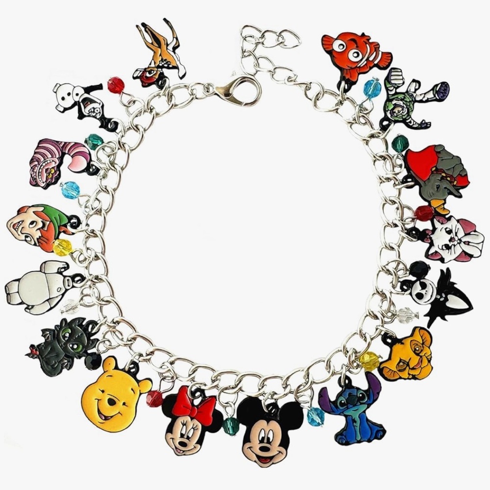 New with tags - Disney Character Charm Bracelet - Multicolor